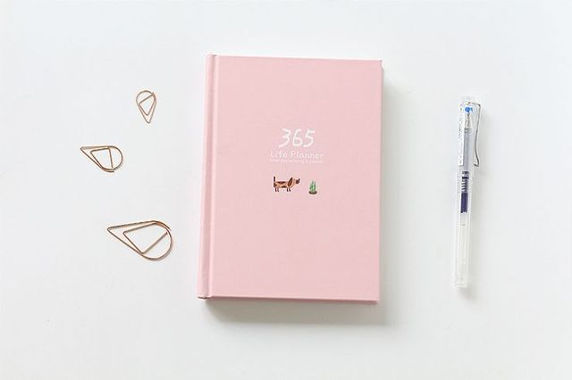 Colorful Hardcover Planner Notebook for Scheduling