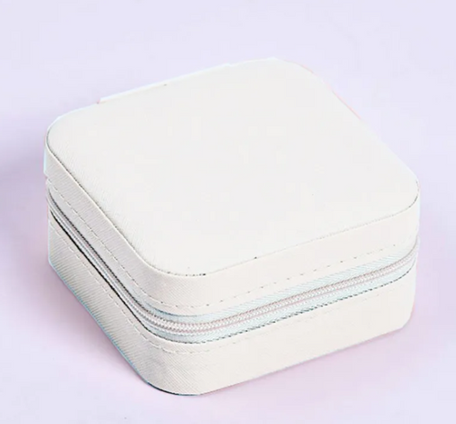 Compact PU Leather Jewelry Organizer