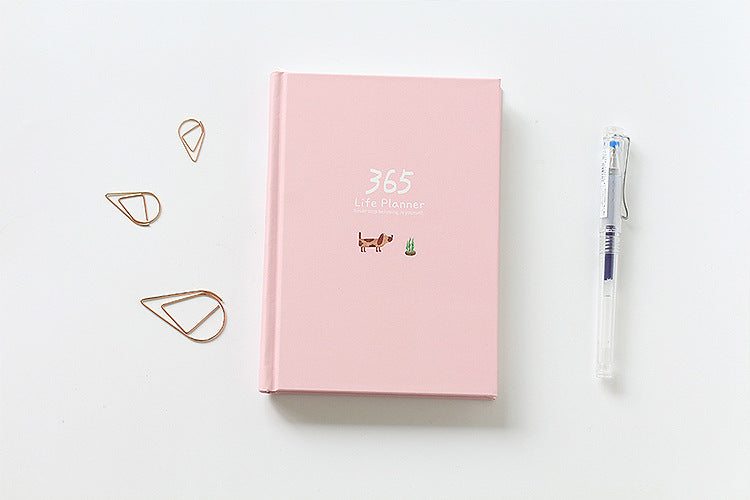 Colorful Hardcover Planner Notebook for Scheduling