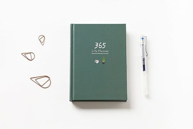 Colorful Hardcover Planner Notebook for Scheduling